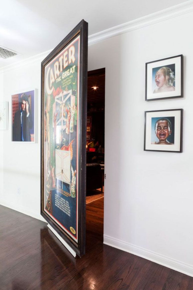 A hidden entrance to your man cave
