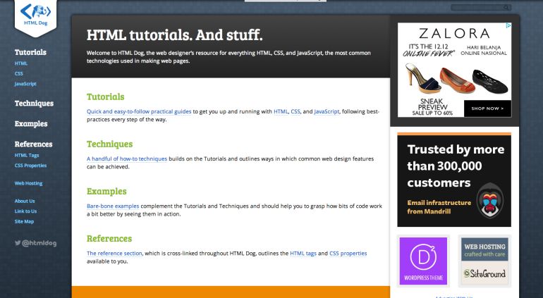 HTML Dog