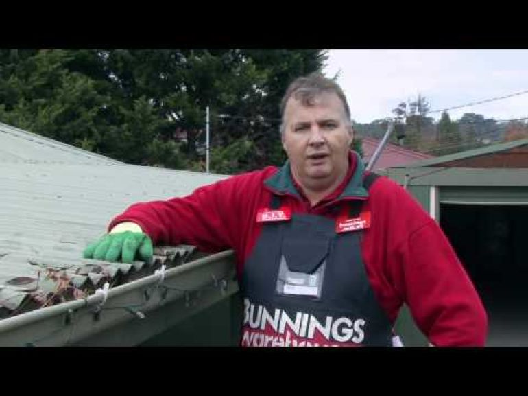How to clean gutters