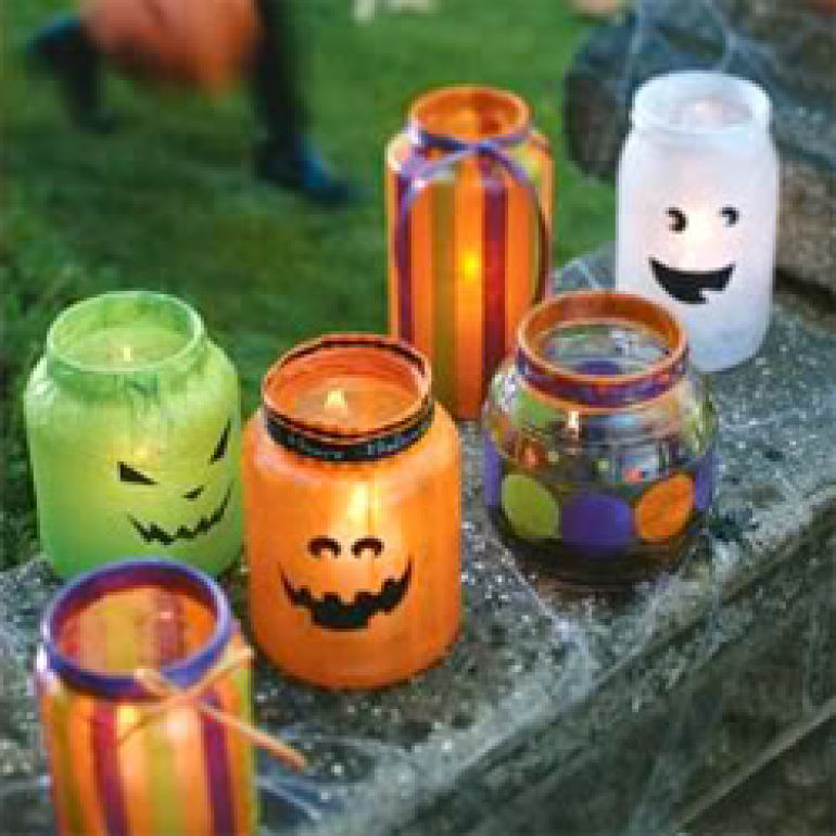 stripey lanterns