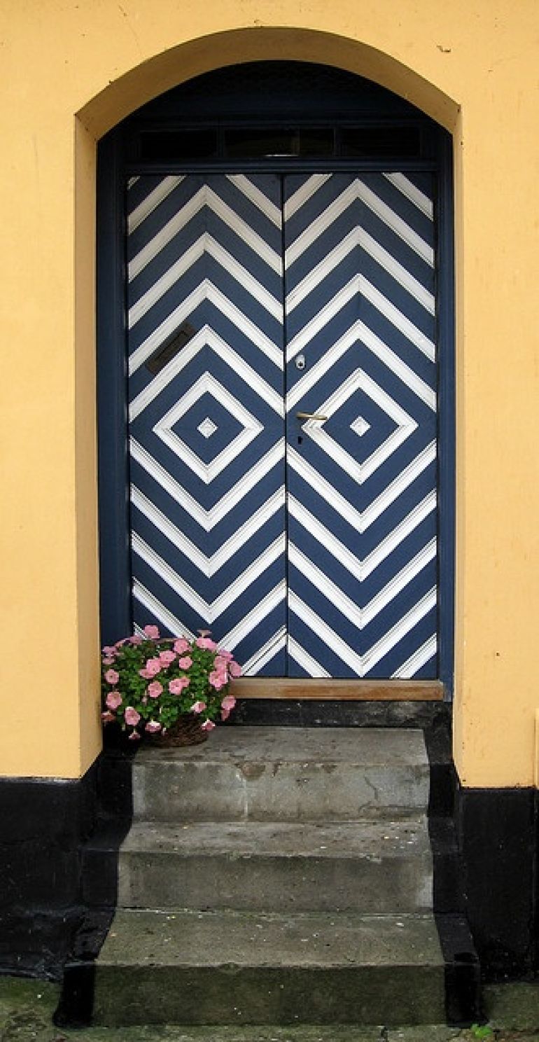 Chevron Doors