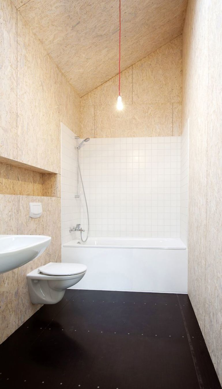 Plywood Bathroom