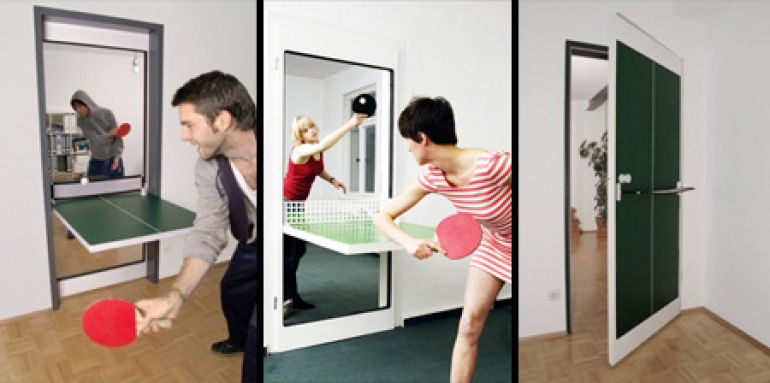 Ping Pong Table Door