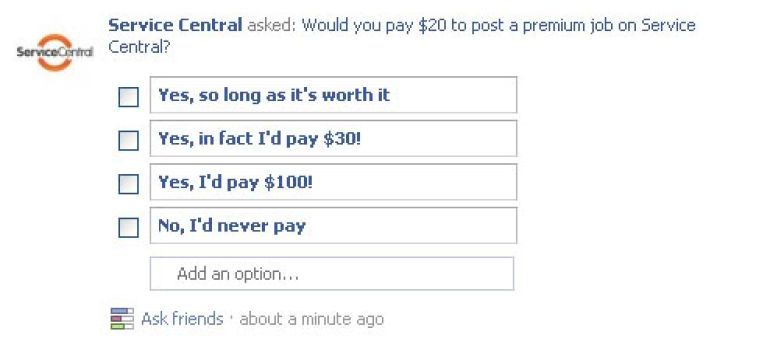Would you pay to post a premium job?
