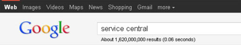 Google Top Navigation