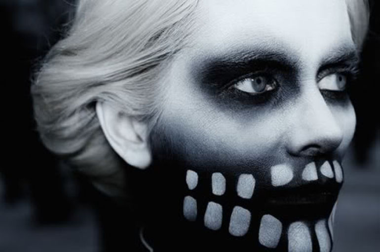 skeleton face