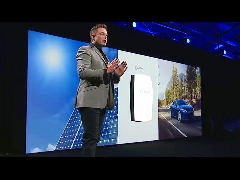 The future of energy: Elon Musk Debuts the Tesla Powerwall