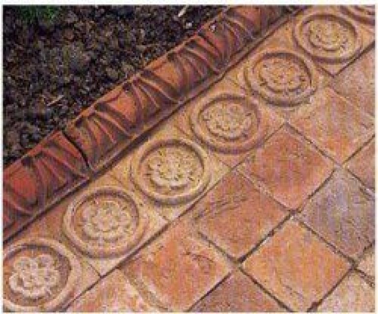 Recycled Brick Garden Edging