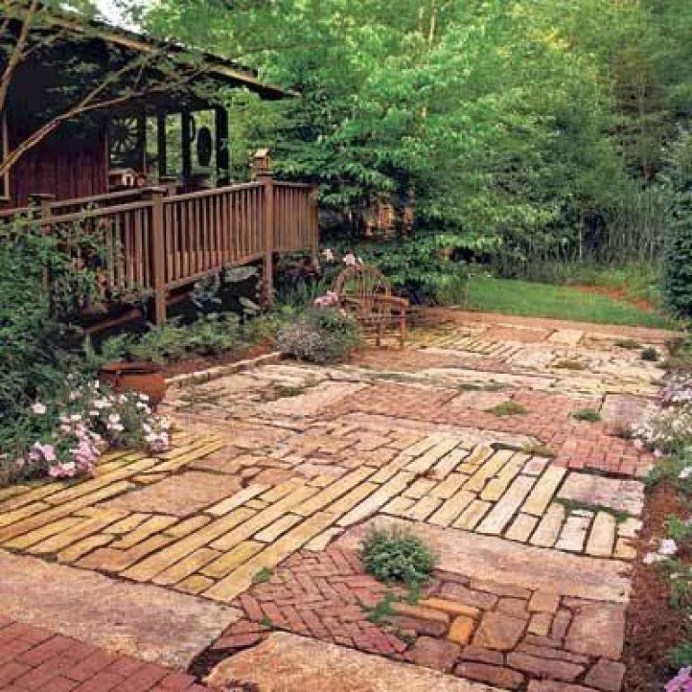 Recycled Brick Paving