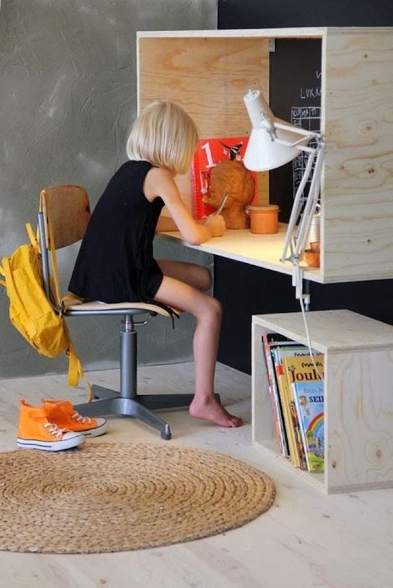 Plywood Study Nook