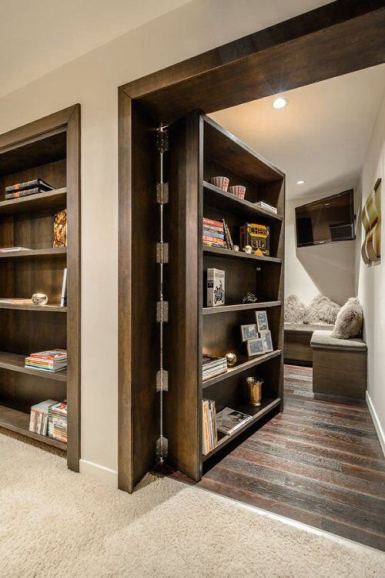 A hidden entrance to your man cave