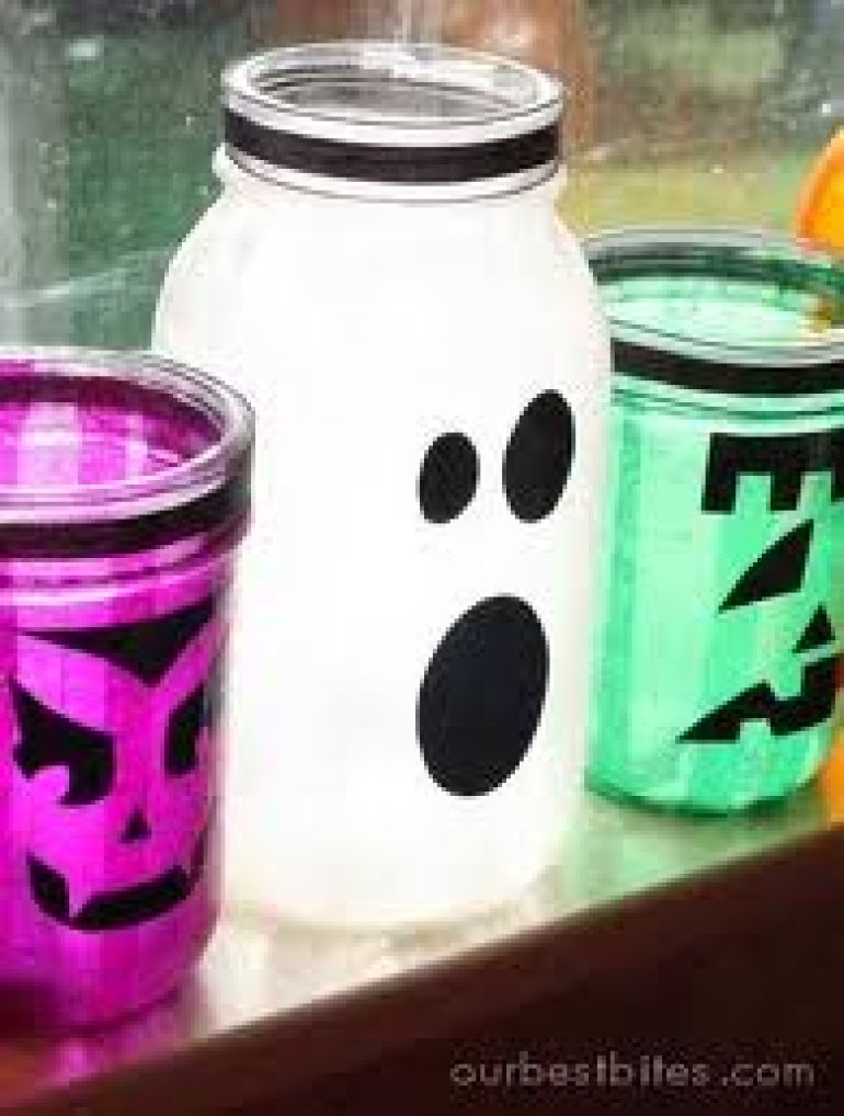 white ghost lantern