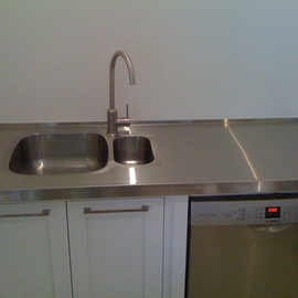 Custom stainless steel sinks