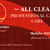 ALL CLEAN PROFESSIONAL CARPET CARE Logo
